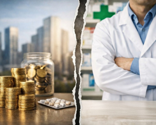 Qui doit posséder la pharmacie :  la finance ou le pharmacien ?