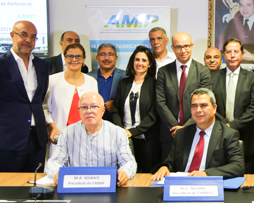 L’AMIP et l’UM6SS signent une convention de partenariat