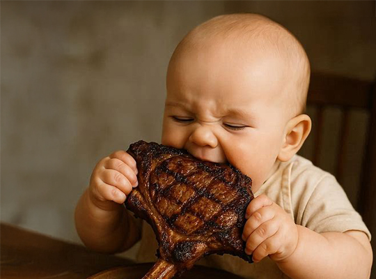 «Carnivore babies : une tendance séduisante mais dangereuse»