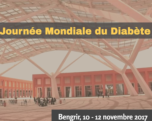 La Journée mondiale du diabète sera fêtée les 10, 11 et 12 novembre 2017 à Benguérir