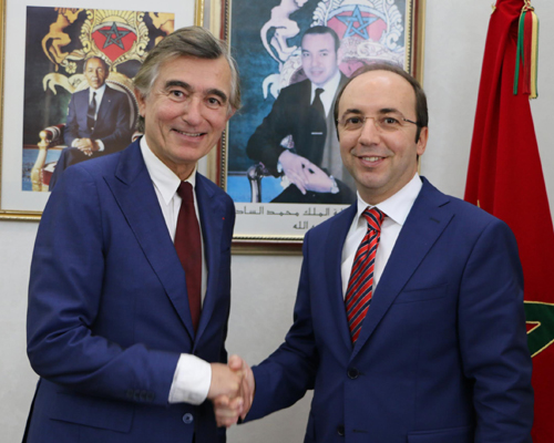 Philippe Douste-Blazy en visite au Maroc