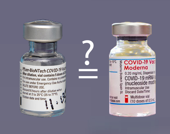Vaccins à ARNm : sont-ils interchangeables ?